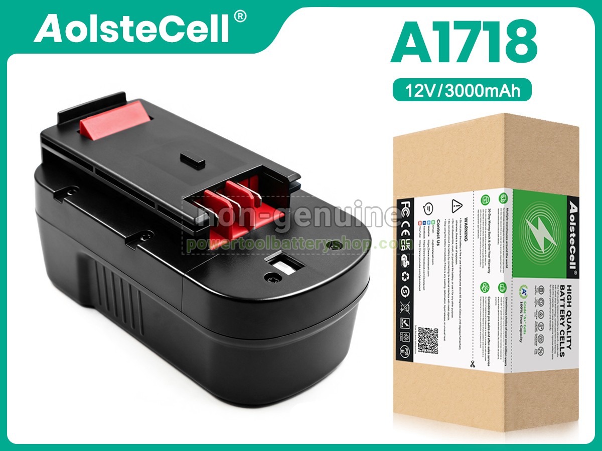 battery replacement Black Decker A18