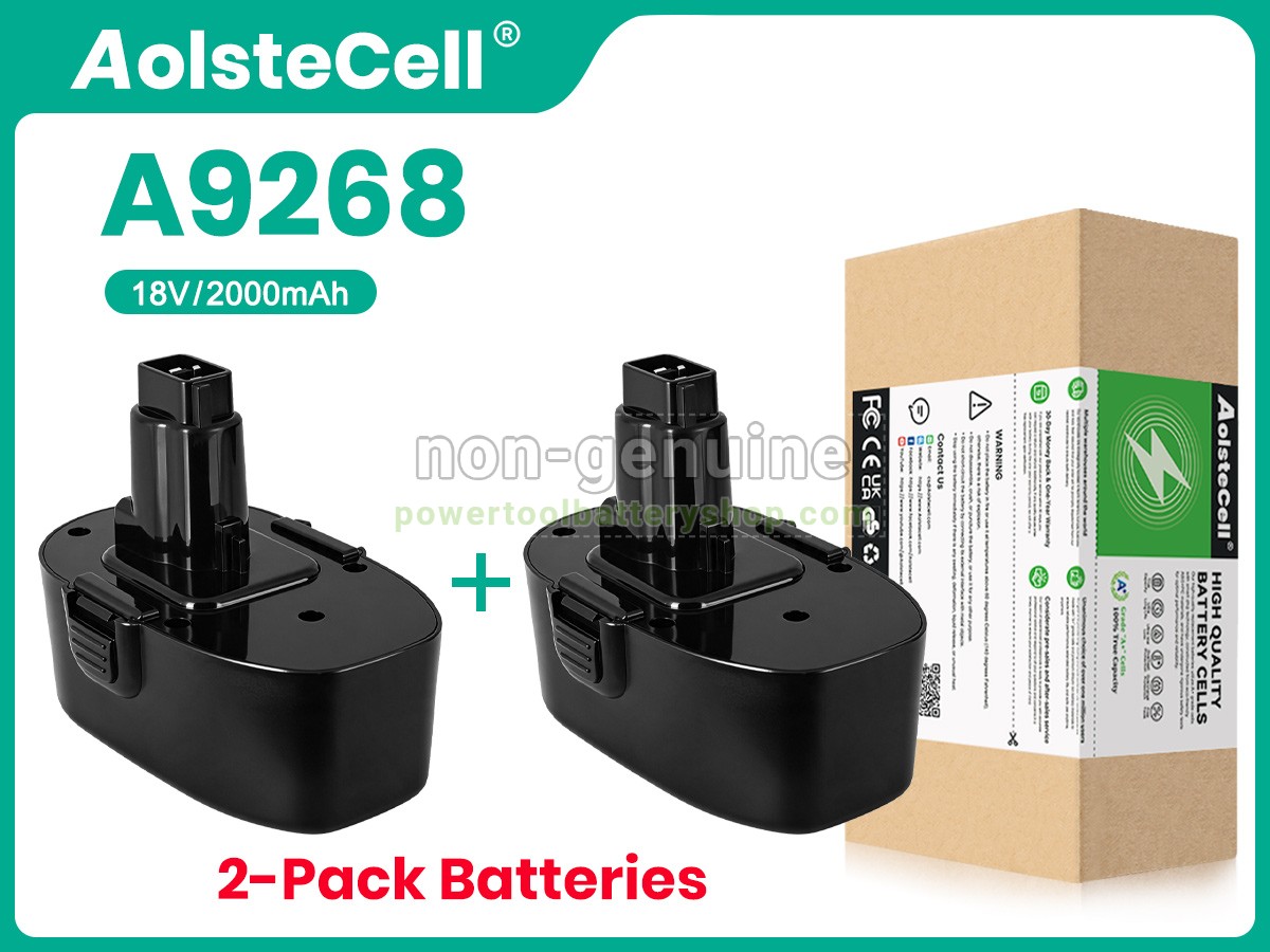 battery replacement Black Decker A9268
