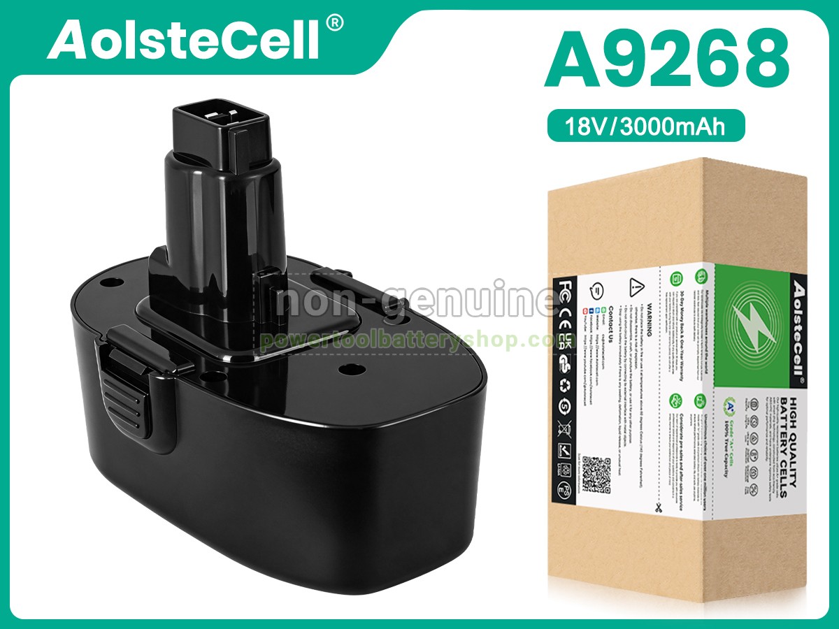 battery replacement Black Decker A9268