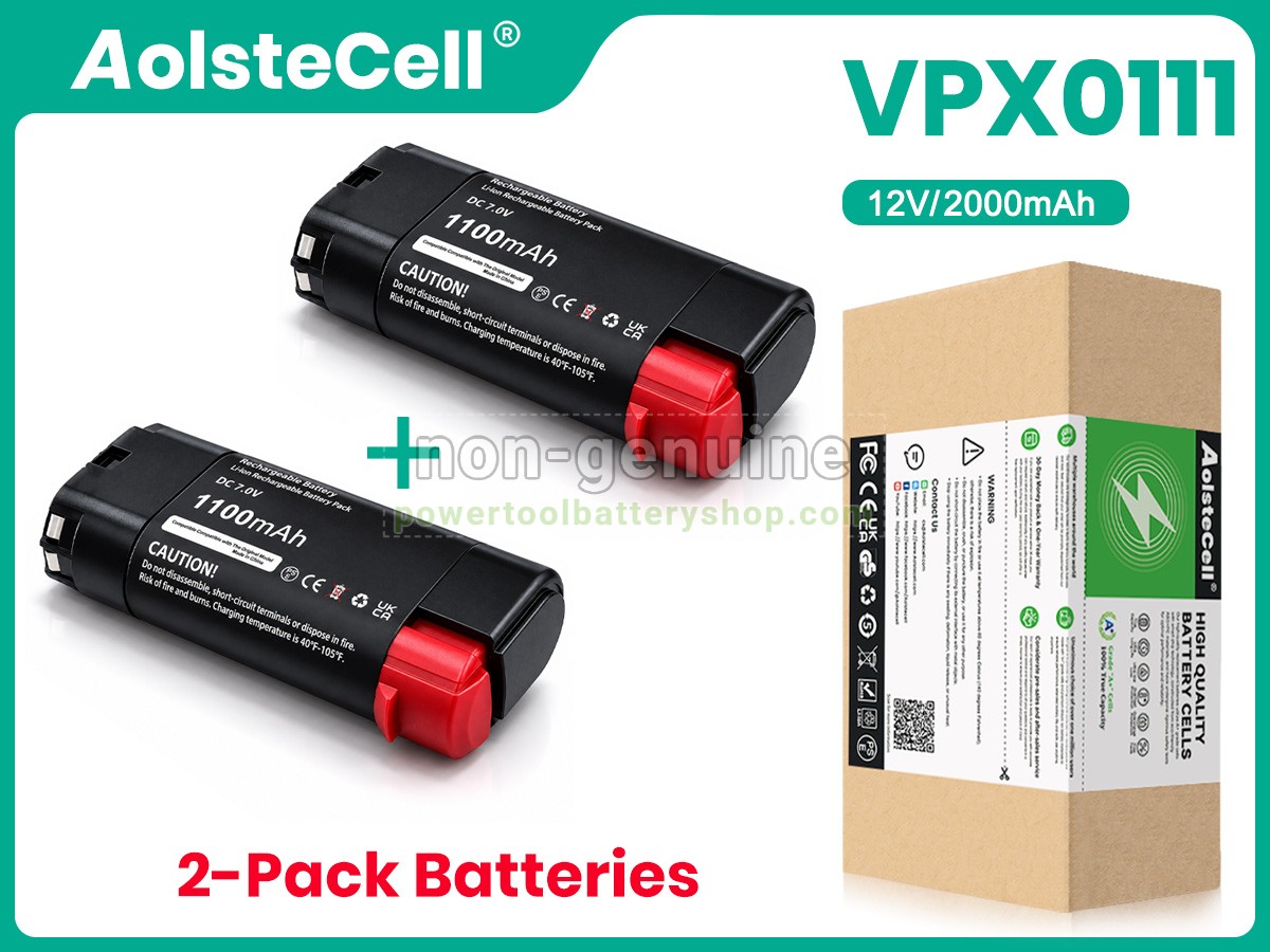 battery replacement Black Decker VPX2102