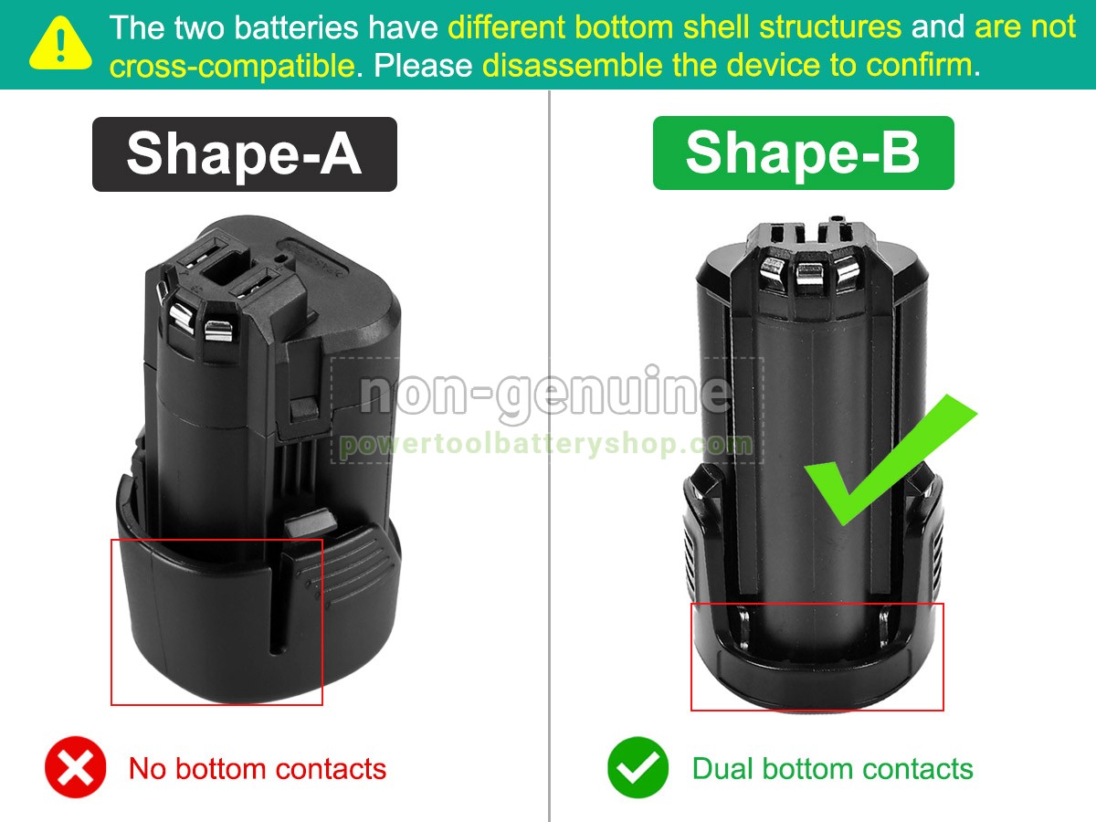 battery replacement Bosch 18650