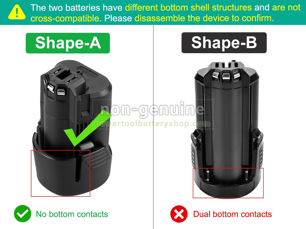 battery replacement Bosch 18650