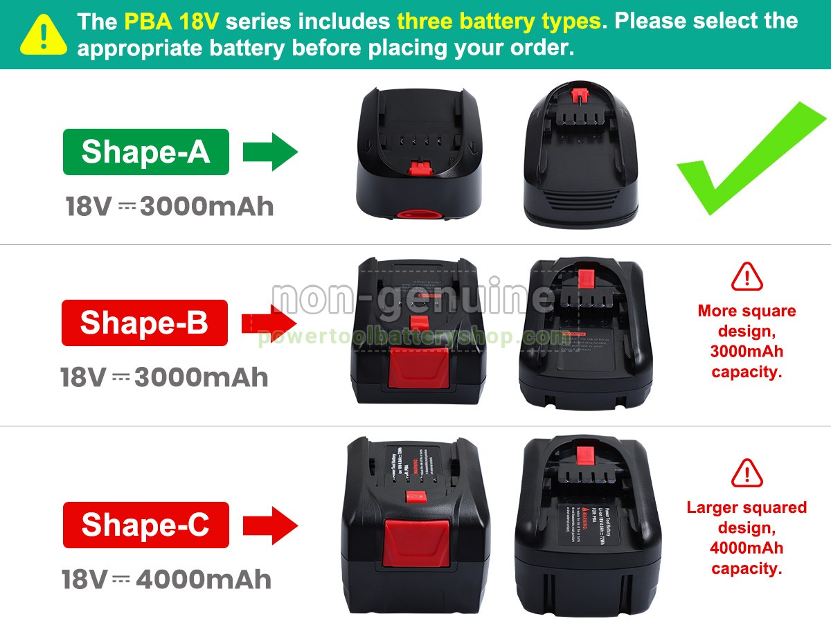 battery replacement Bosch ADVANCED IMPACT DRIVER 18