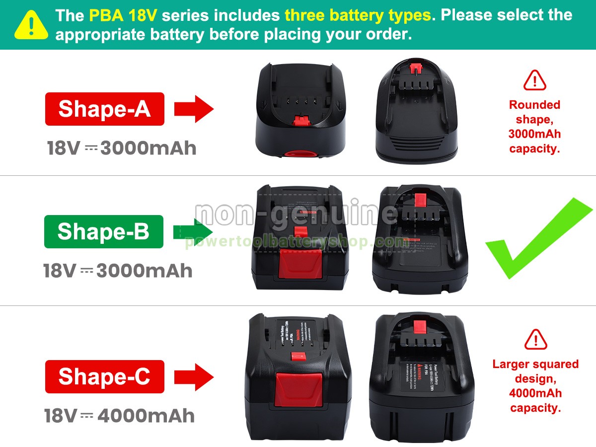 battery replacement Bosch ADVANCED IMPACT DRIVER 18
