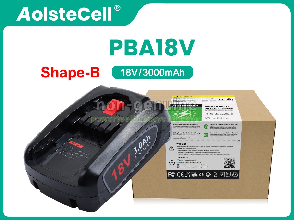 battery replacement Bosch ADVANCED IMPACT DRIVER 18