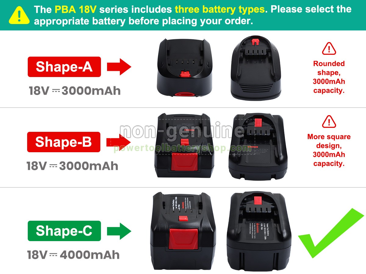 battery replacement Bosch ADVANCED IMPACT DRIVER 18