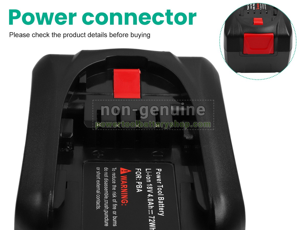 battery replacement Bosch ADVANCED IMPACT DRIVER 18