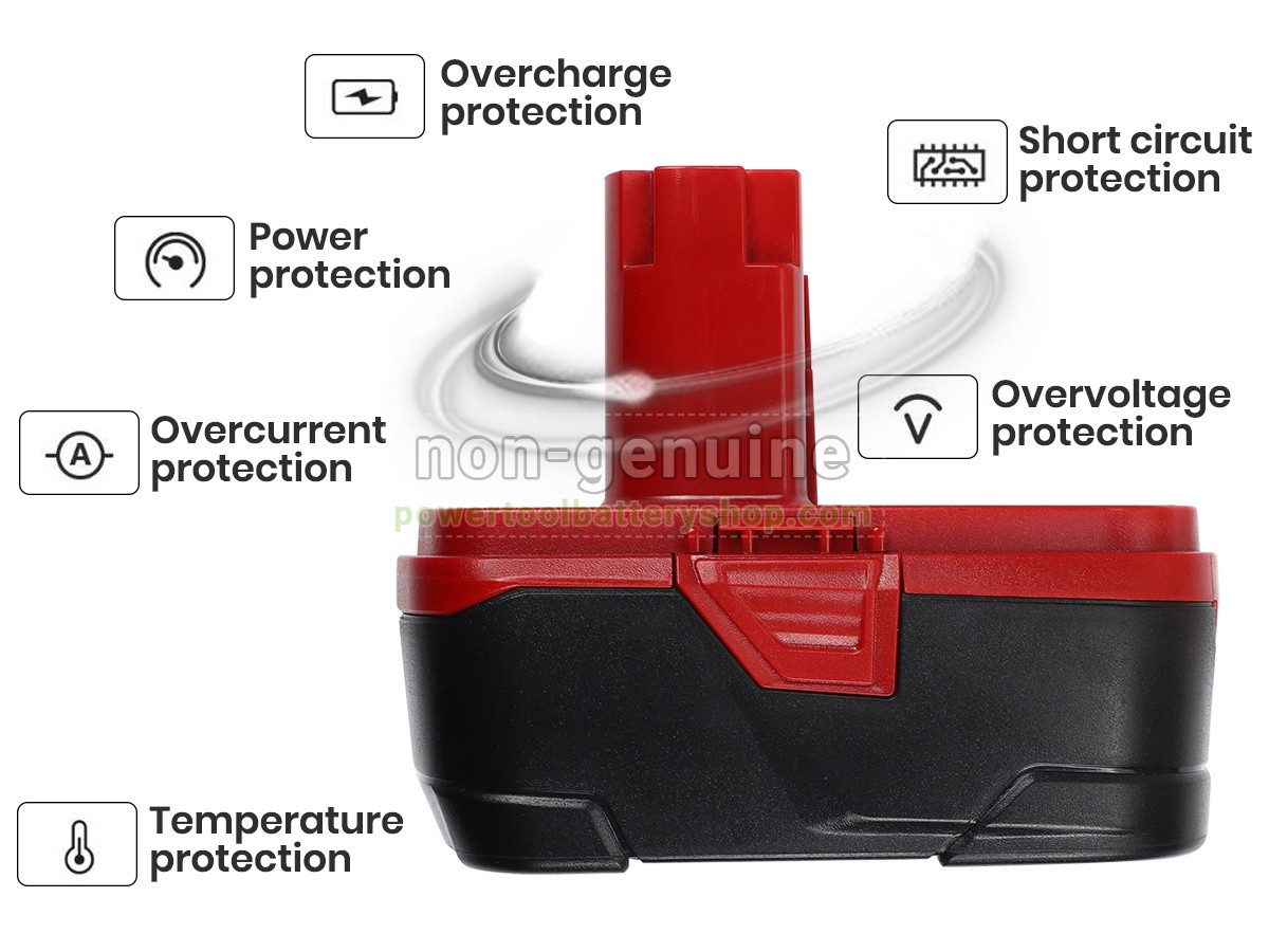 battery replacement Craftsman PP2010