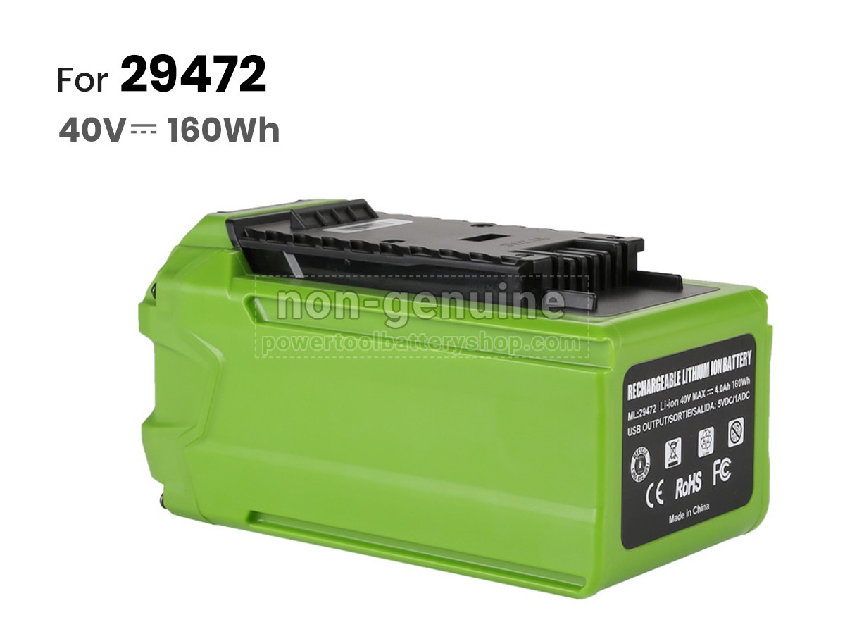 battery replacement Greenworks 22262