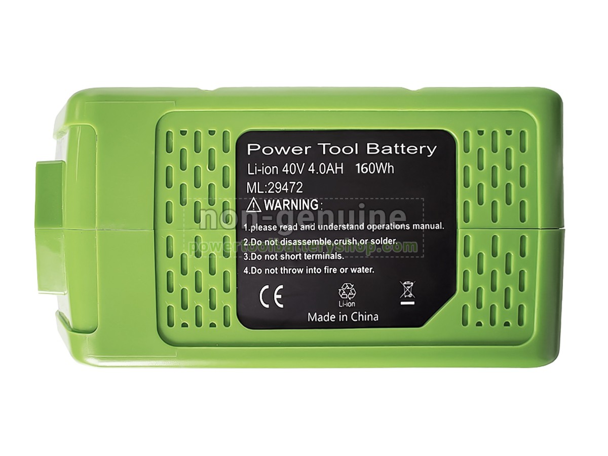 battery replacement Greenworks 22262