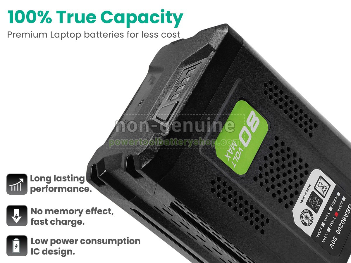 battery replacement Greenworks GBA80250