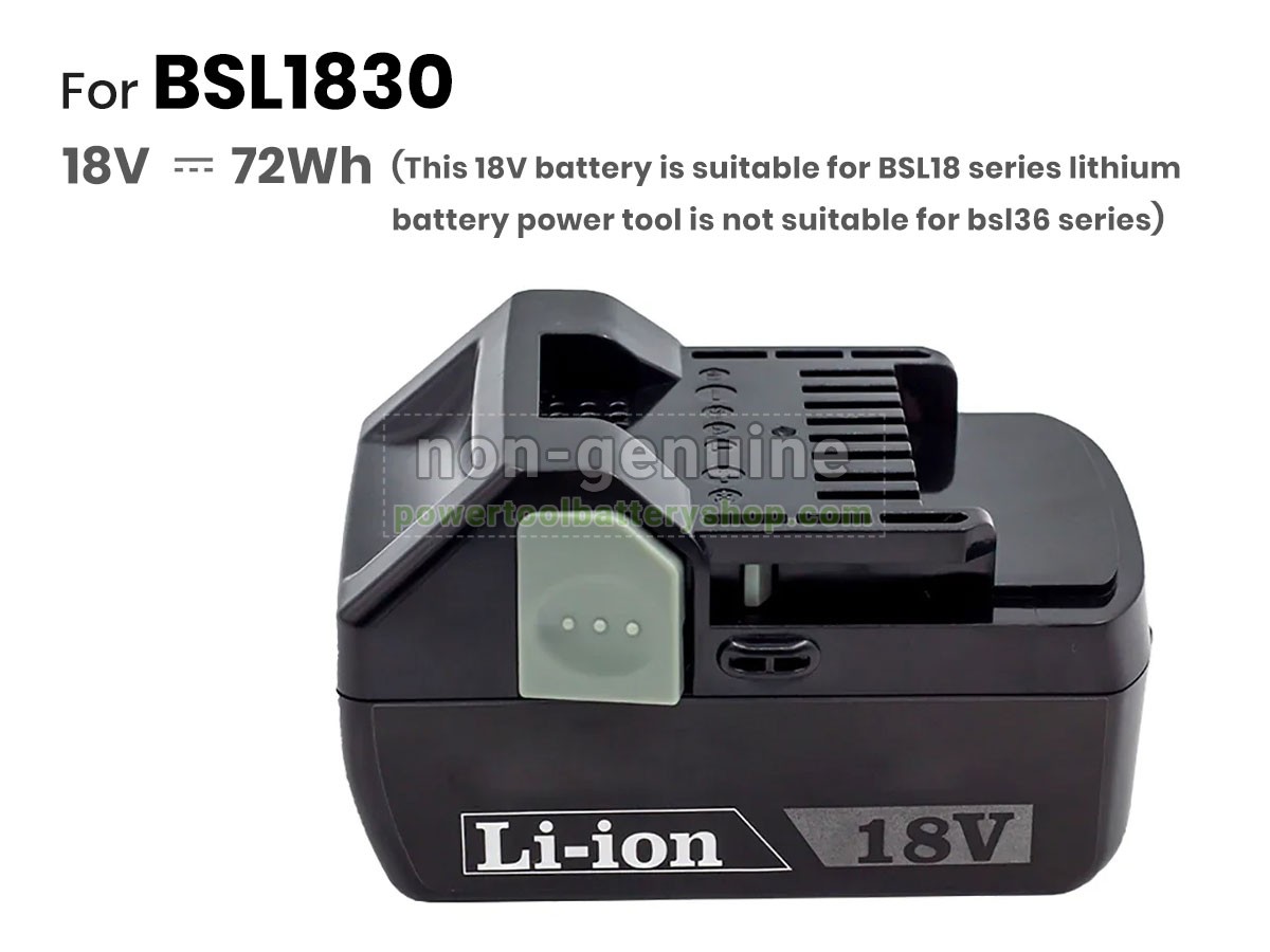 battery replacement Hitachi BSL1815