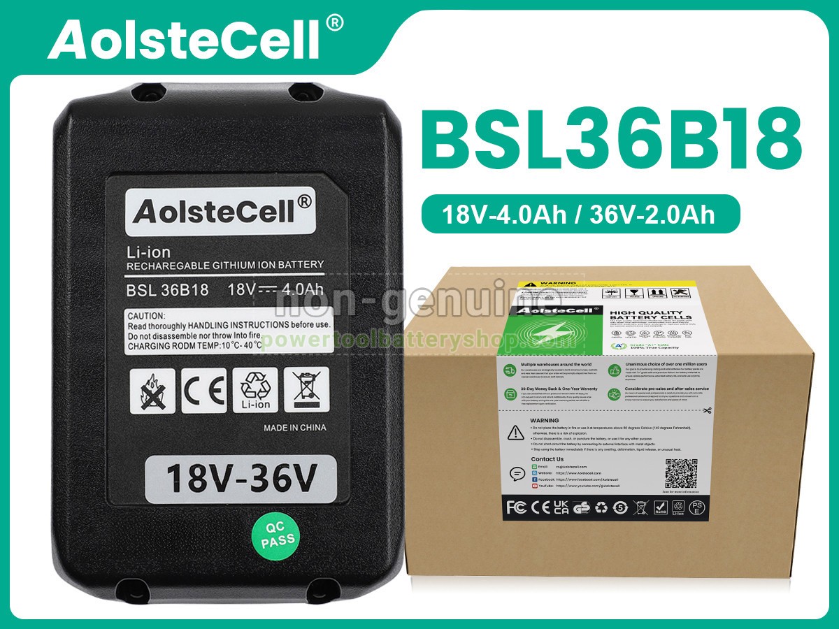 battery replacement Hitachi BSL1815