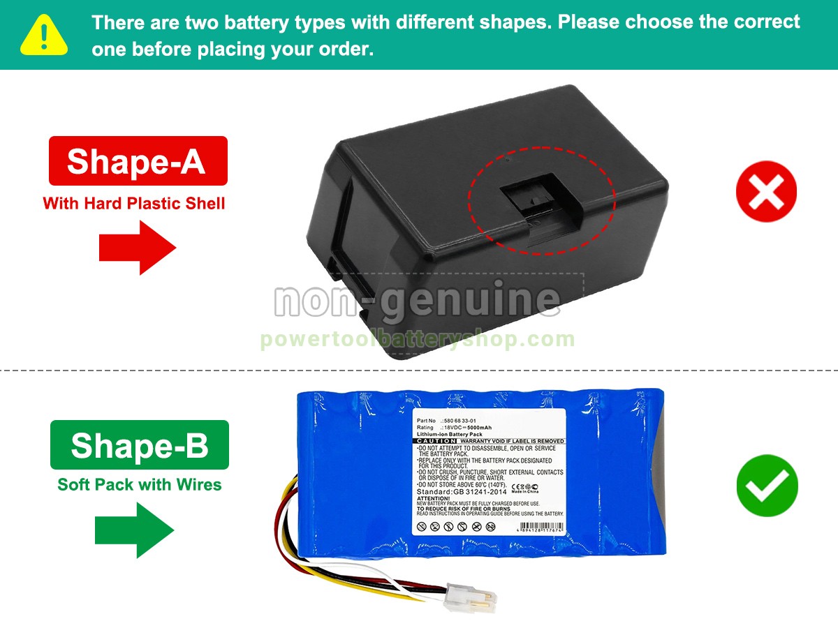 battery replacement Husqvarna AUTOMOWER 320