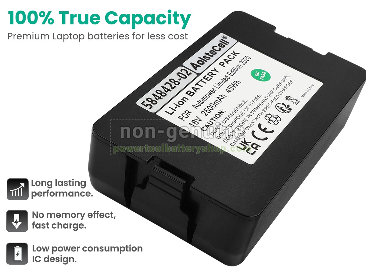 battery replacement Husqvarna 593 1 141-02