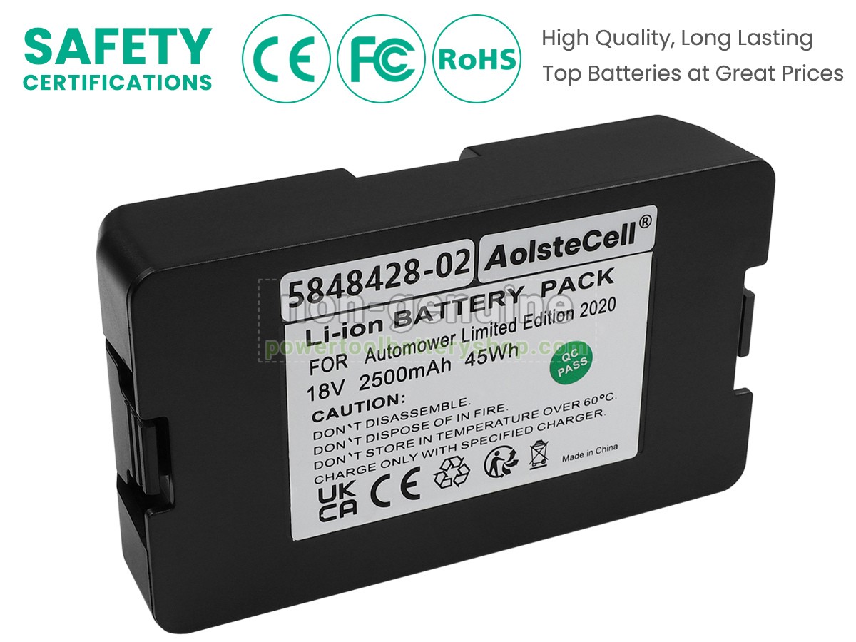 battery replacement Husqvarna 593 1 141-02