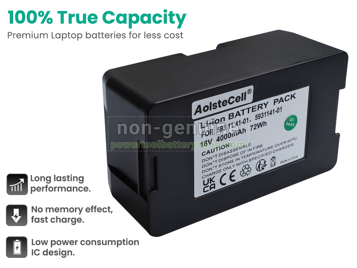 battery replacement Husqvarna 593 1 141-02