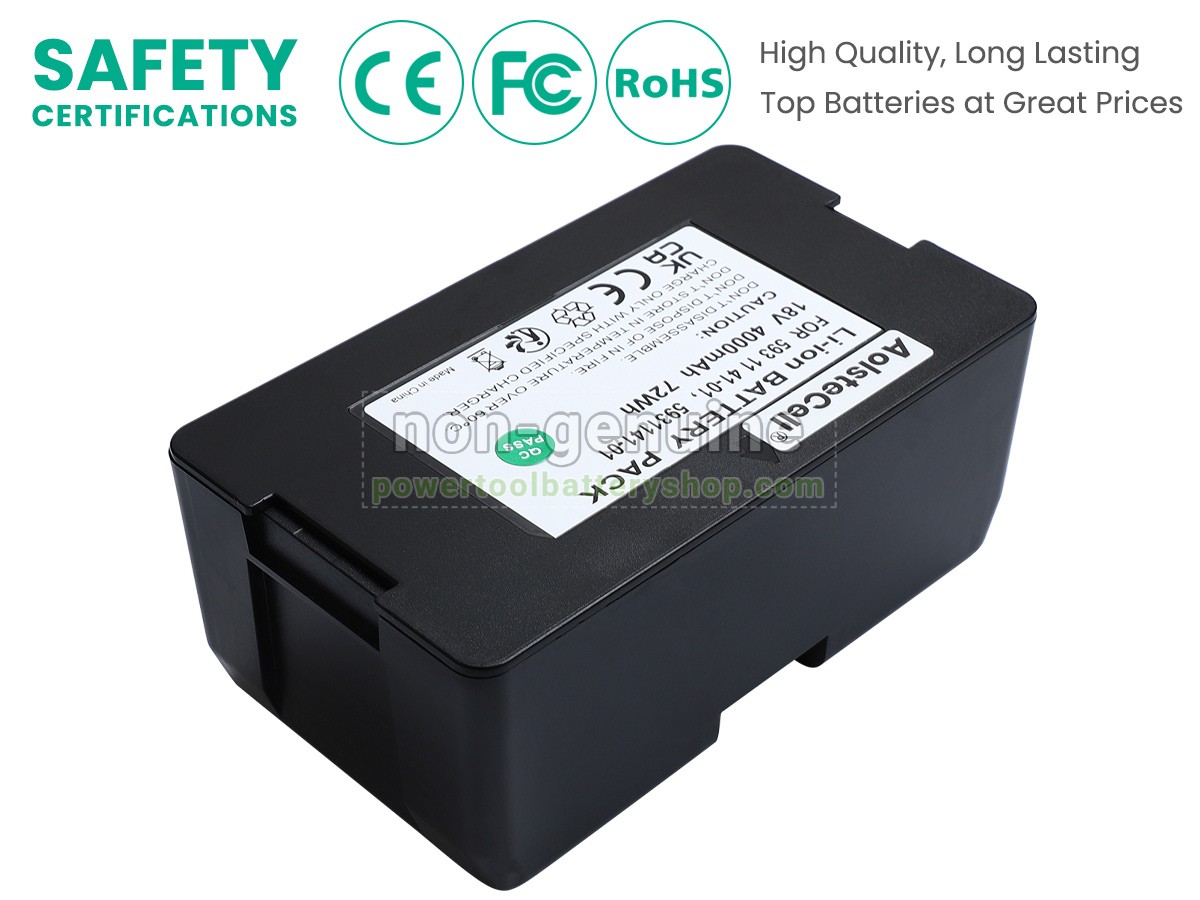 battery replacement Husqvarna 593 1 141-02