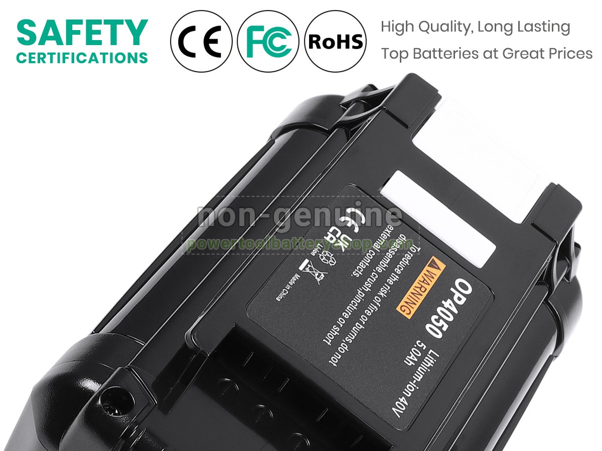 battery replacement Ryobi OP40