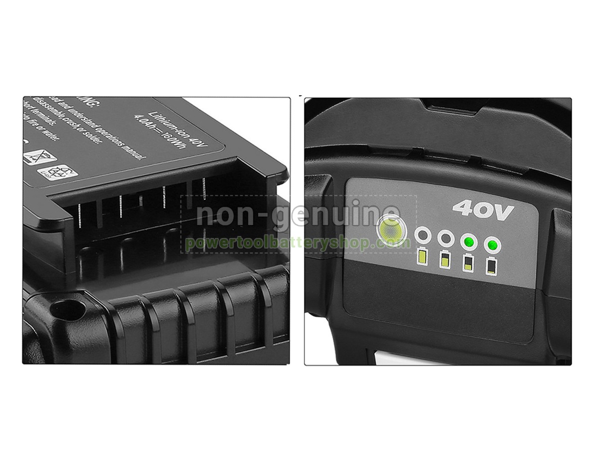 battery replacement Ryobi OP40