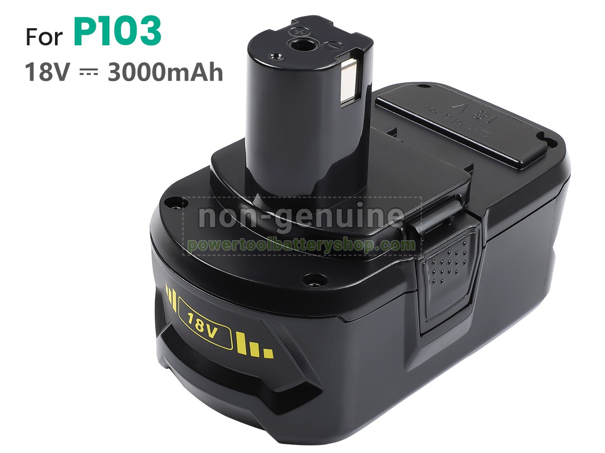 battery replacement Ryobi 18V ONE+