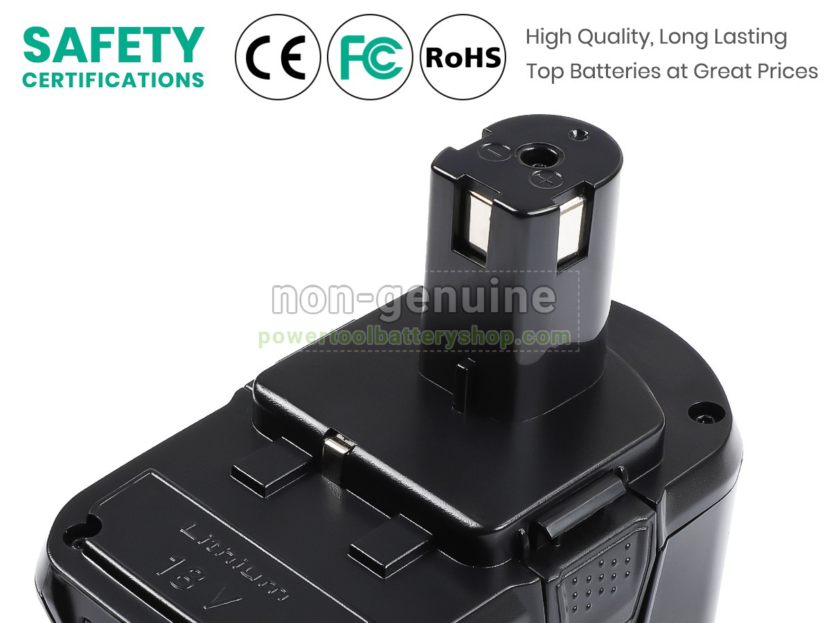 battery replacement Ryobi 18V ONE+