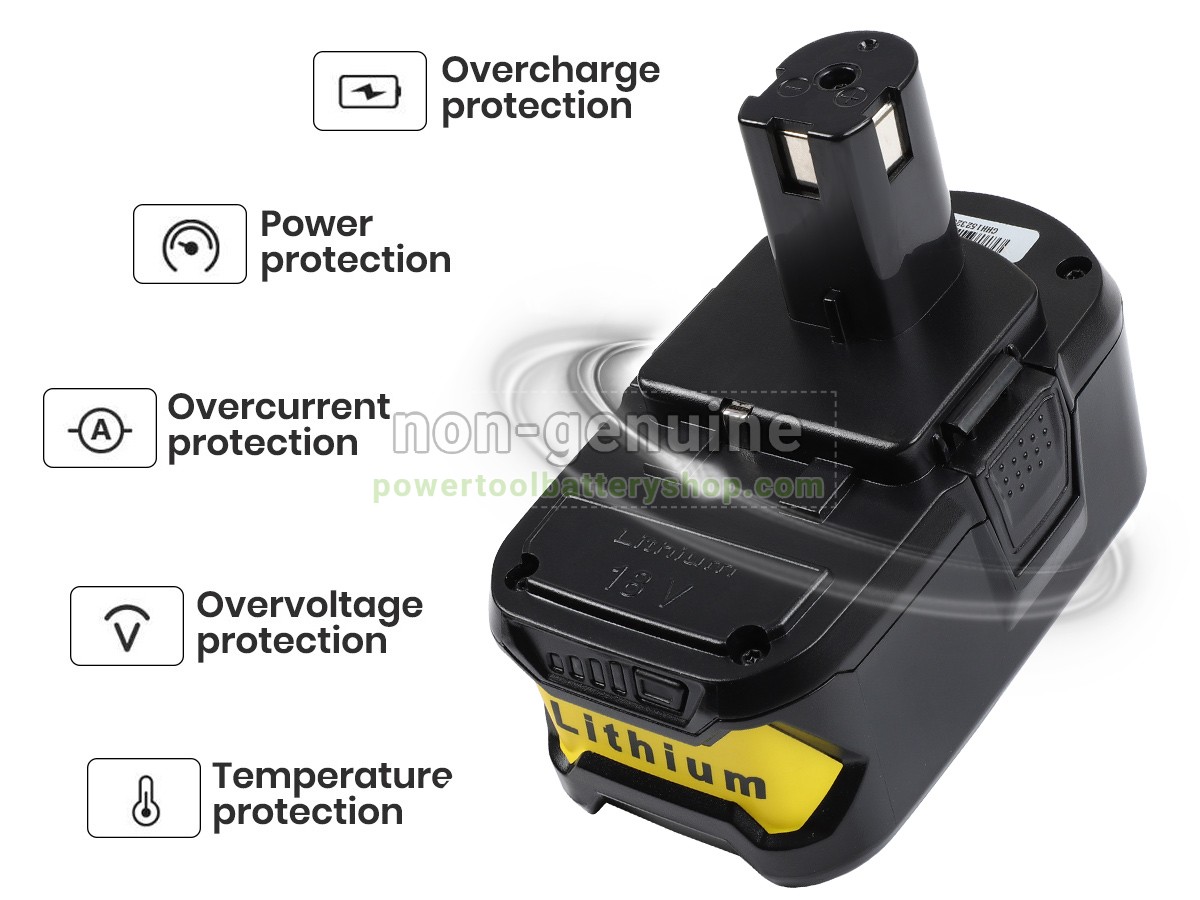 battery replacement Ryobi 18V ONE+