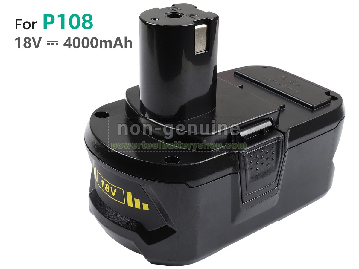 battery replacement Ryobi 18V ONE+