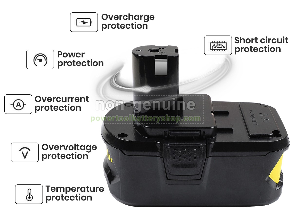 battery replacement Ryobi 18V ONE+
