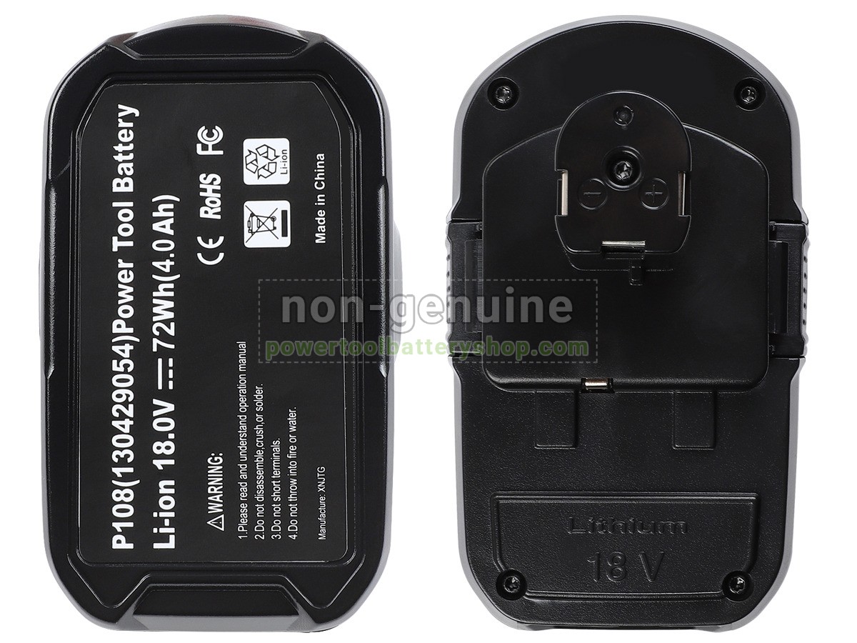 battery replacement Ryobi 18V ONE+